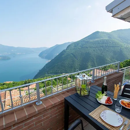 Apartamento Mit Panaoramaterrasse Und Pool By Interhome Parzanica